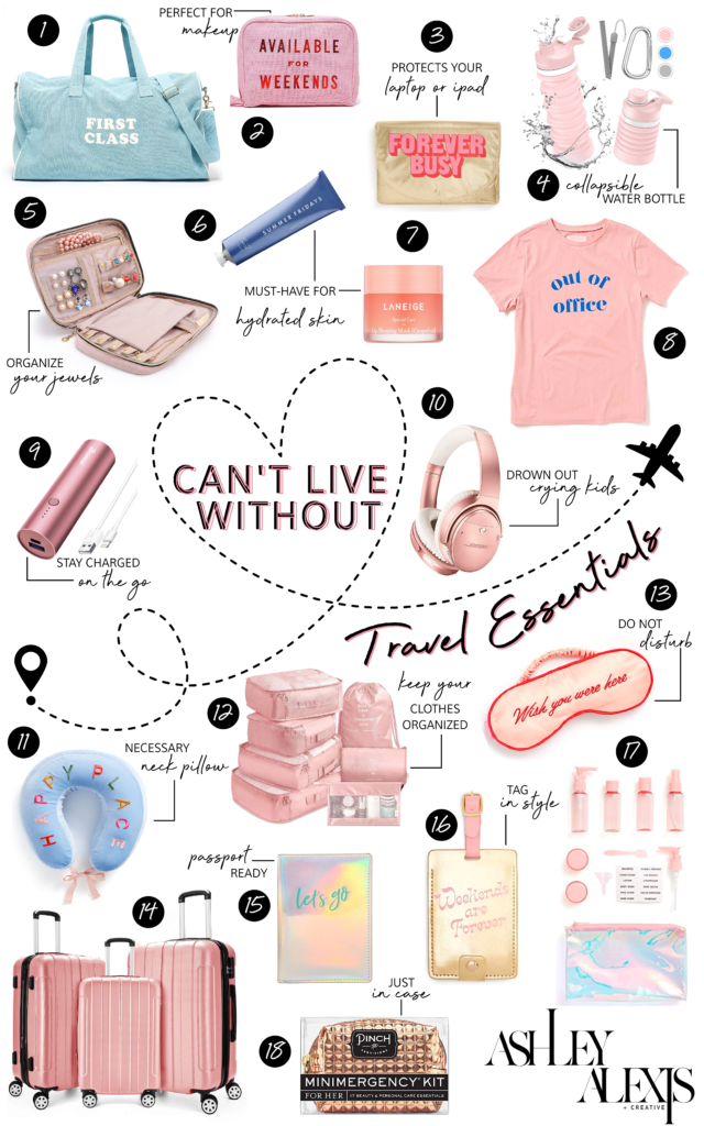 travel items you can't live without