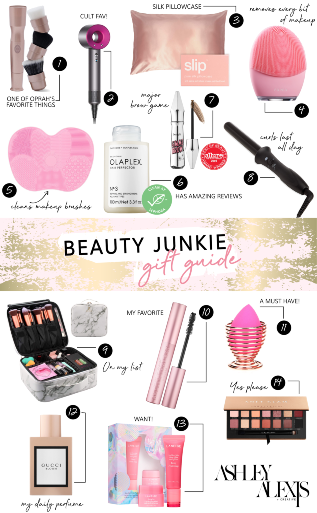 Beauty Junkie Gift Guide • Ashley Alexis Creative