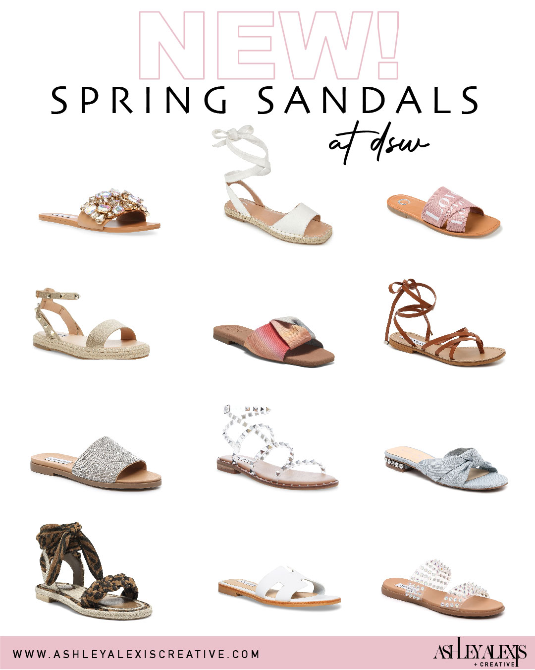 The Ultimate Spring Sandal Guide Is Here! • Ashley Alexis Creative